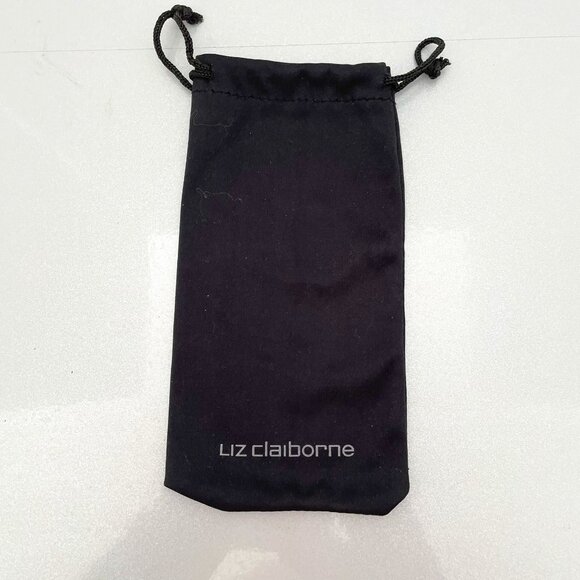Liz Claiborne Sunglass Pouch Black 6.5 x 3.5 - Picture 1 of 2